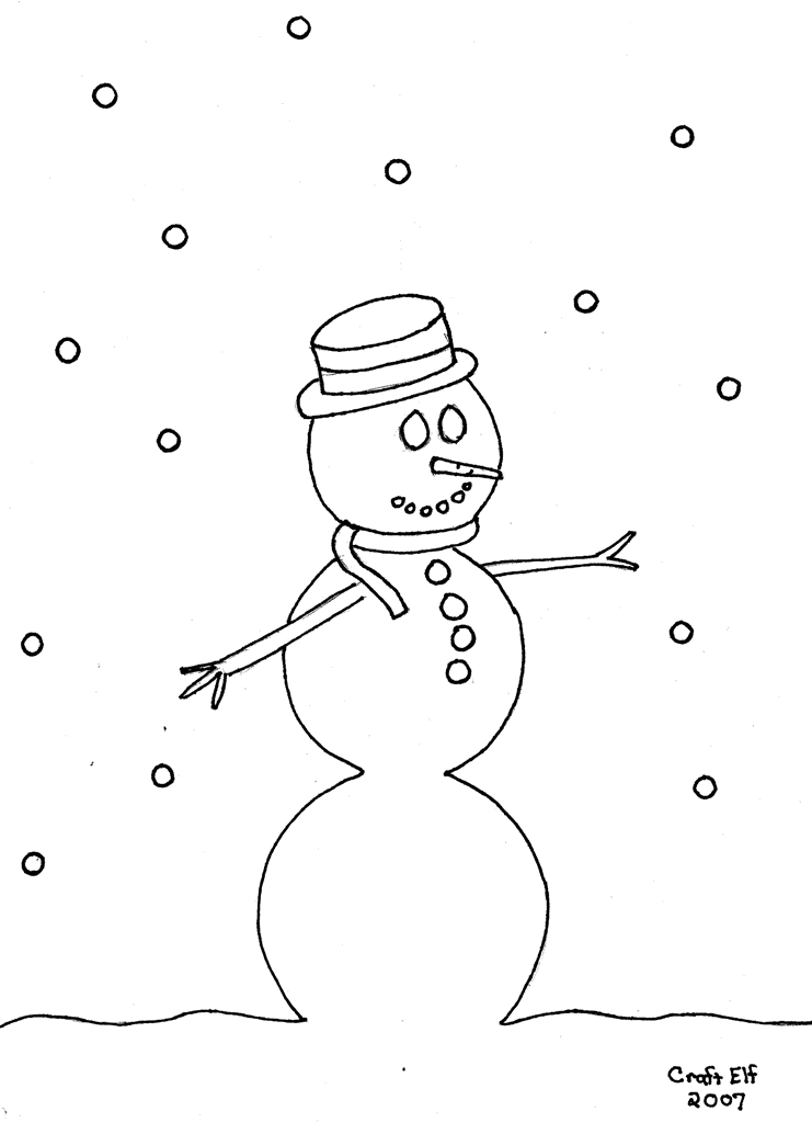 free-snowman-2-coloring-page-winter-picture